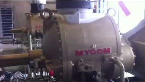 Mycom FM160 screw compressor NH3