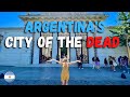 ARGENTINAS CITY OF THE DEAD - RECOLETA CEMETERY TOUR & SHOCKING STORIES! 😱