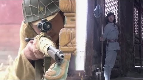 日軍6大狙擊手槍法極准，怎料女高手僅用一招，全殲狙擊手   ⚔️  抗日  MMA | Kung Fu
