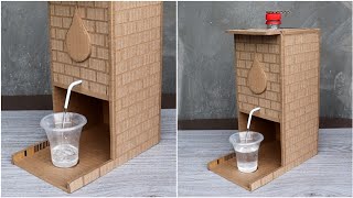 CARDBOARD WATER DISPENSER | Science Project Ideas | Arts & Crafts | DIY School Project screenshot 3