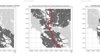 Shortest path computation for Bay Area road network with Uni/Bi-Dir. Dijkstra / A* algo (in python)