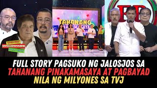 Full Story Pagsuko Ng Jalosjos Sa Tahanang Pinakamasaya At Pagbayad Nila Ng Milyones Sa TVJ