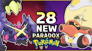 Designing 28 New Paradox Pokémon