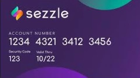 What Is The Sezzle Virtual Card?! | Overview #entrepreneur #business #sezzle
