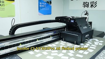 Jucolor UV flatbed printer with CCD camera visual system print on cards