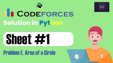 ICPC Assiut Sheet | Sheet 1 | Problem E. Area of a Circle | Solved in Python