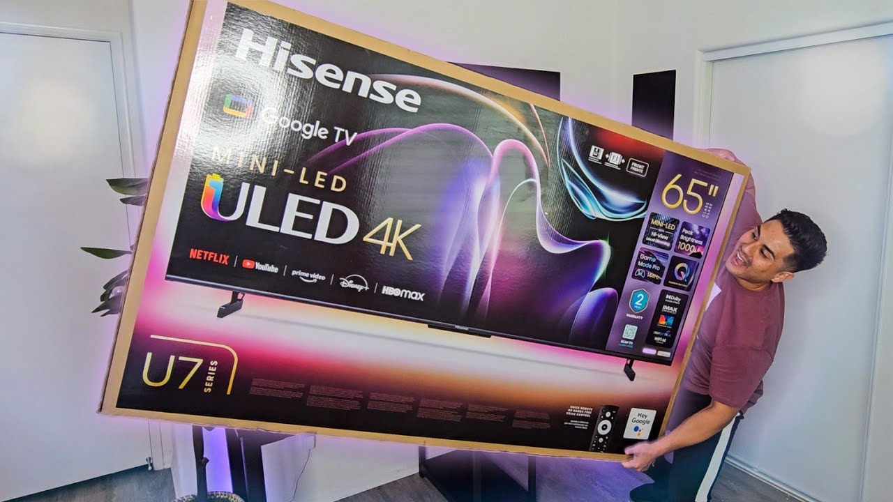 Hisense U7K 4K Mini-LED TV Unboxing & Impressions! 