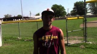 Nick Slayton talks about heading to state with the Davis County baseball team