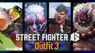[ES] Street Fighter 6 - Rashid, A.K.I., Ed, Akuma Outfit 3 Showcase Trailer