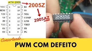 Como diagnosticar facilmente defeito no PWM de uma Fonte ATX