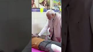 India’s Modi Visits Bridge Collapse Site; Meets Victims #shorts  | VOA News