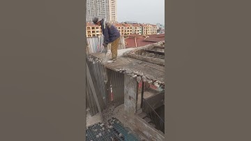 tháo dỡ công trình/ đục bê tông #shorts