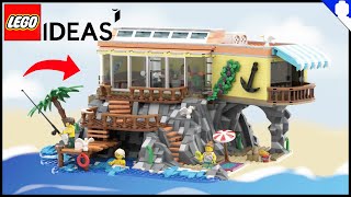 AMAZING BEACH HOUSE LEGO IDEAS Project (LEGO Ideas Project Of The Week EP.14)