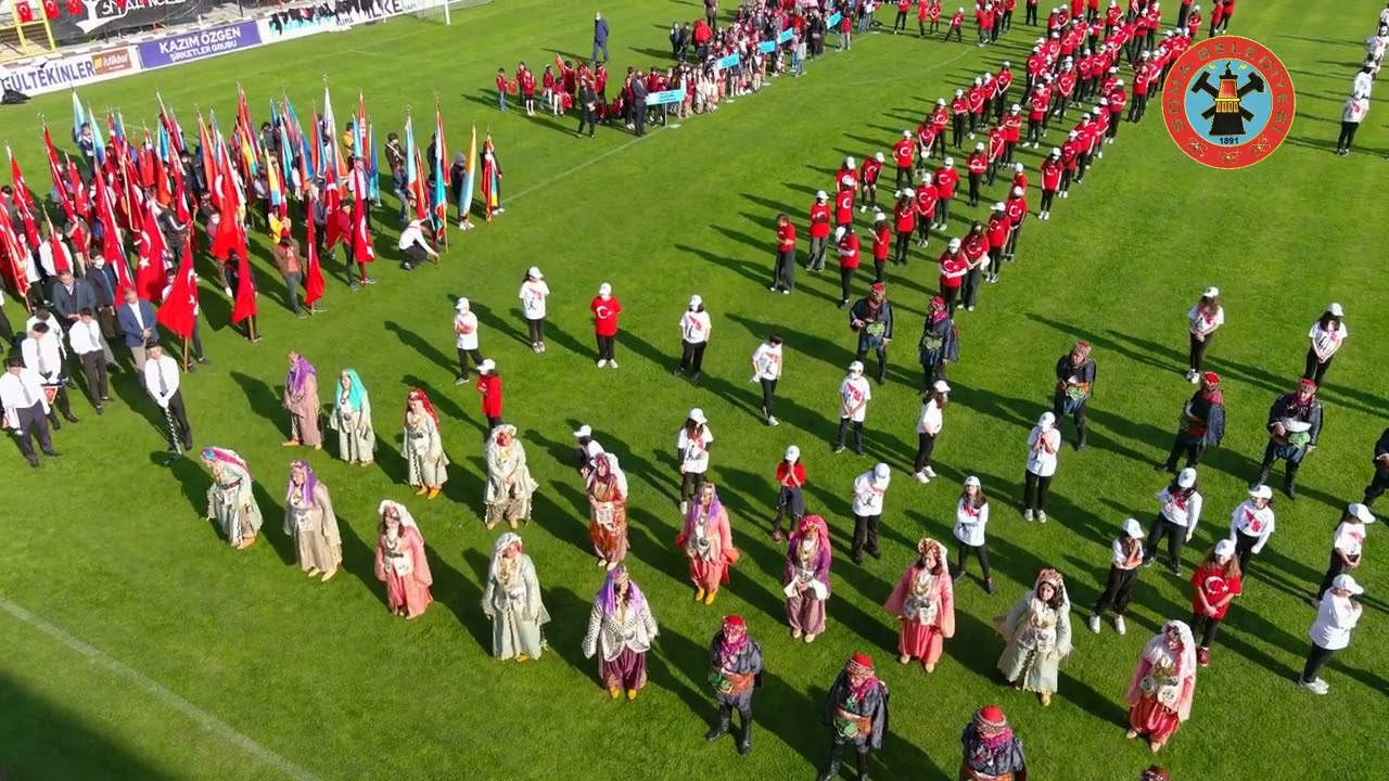 Soma Belediyesi Halk Oyunları Ekibi 29 EKİM CUMHURİYET BAYRAMI GÖSTERİSİ (1923 Temalı)