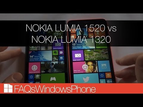 Nokia Lumia 1320 vs Nokia Lumia 1520: comparativa a fondo