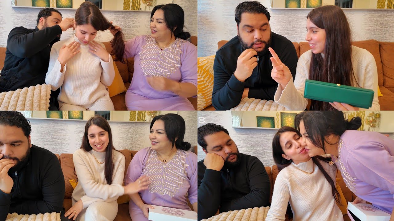 وأخيرا شاركت معاكوم الهدية الذهبية👌لي جابتلي عكوزتي من المغرب🤴 متصوروش فرحتي قداش بيها ليوما مفاجئة🎁