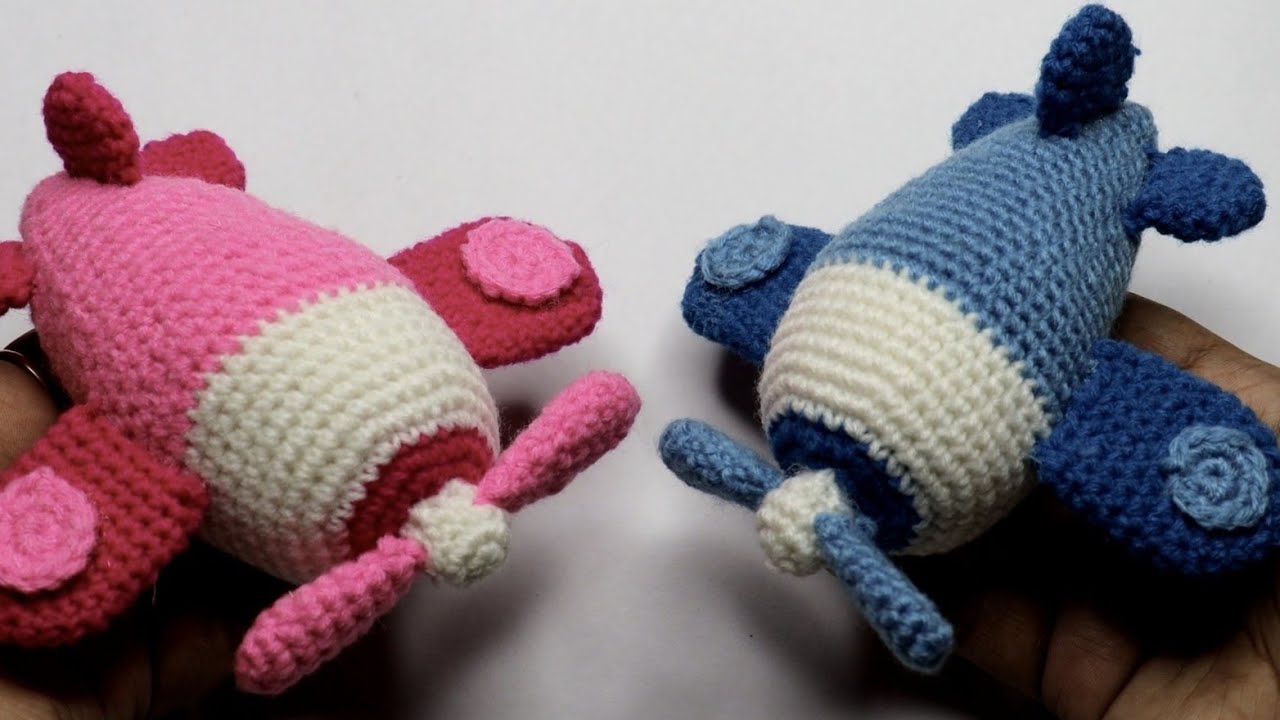 Crochet Airplane Amigurumi  Tutorial Part-1