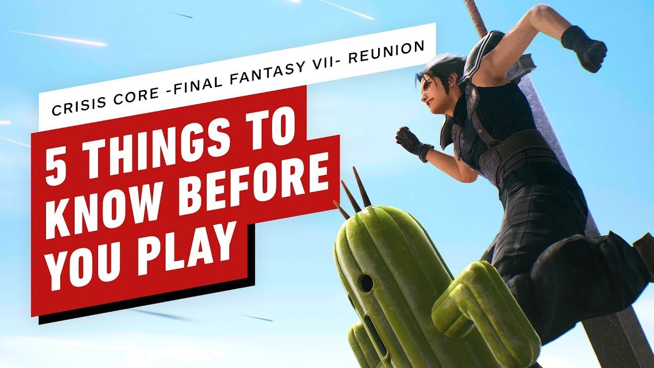 CRISIS CORE FINAL FANTASY VII REUNION Gameplay Video