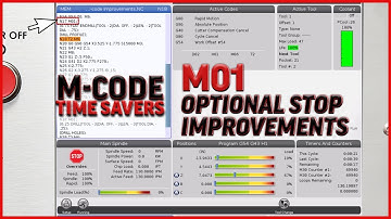M-Code Time Savers - M01 Optional Stop Improvements - Haas Automation, Inc.