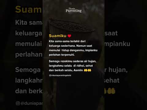 Suamiku Kita sama sama terlahir dari keluarga sederhana