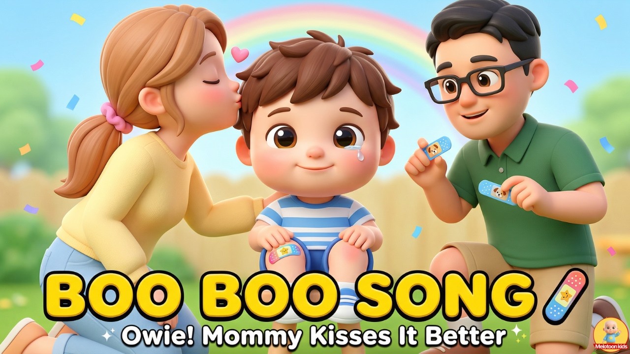 Boo Boo Song | Nursery Rhymes for Toddlers | Kids Songs with Actions ...