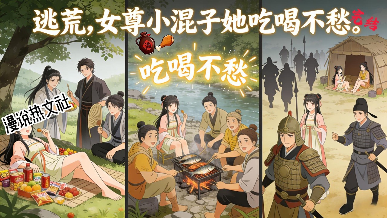 完结《逃荒，女尊小混子她吃喝不愁》柳安遥穿成了女尊国一个小混子，开局就在逃荒的路上，幸好空间和木系异能都跟过来了，在别人还在啃树皮吃草根的时候，她还能吃喝不愁。 #逃荒#种田#古代言情