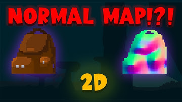 I tried Normal Map in 2D for my sprite In Godot 4 #pixelart #lighting