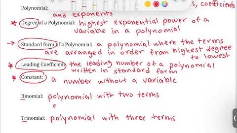 2:25 Alg  Video on Polynomial Vocab and Add:Subtract Polynomials   SD 480p