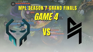 EXECRATION VS BLACKLIST INTERNATIONAL GAME 4 | MPL SEASON 7 GRAND FINALS