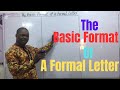 The Basic Format Of Writing A Formal Letter In WAEC NECO Vconceptsonline 