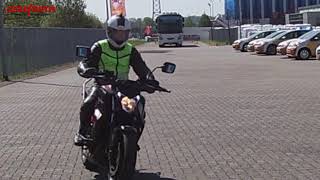 Snelle slalom motor - AVB motor rijles Limburg