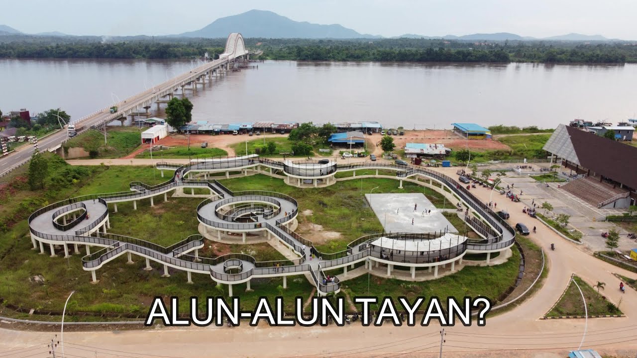 WISATA BARU DI DEKAT JEMBATAN TAYAN KALIMANTAN BARAT - YouTube