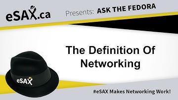 The Definition of Networking via eSAX Founder Jarrod Goldsmith