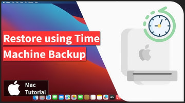 Mac: Restore the macOS using Time Machine Backup