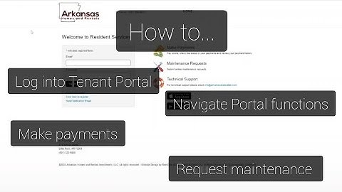 Intro to Tenant Portal