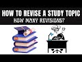 How to Revise a Study Topic, Flashcards, Active Recall, Spaced Repetition