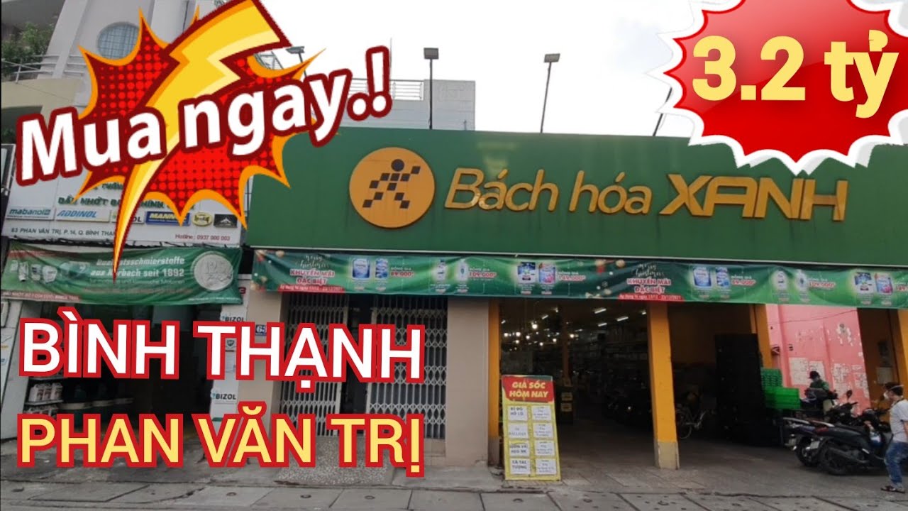 3.2 tỷ, Cạnh Bách Hóa Xanh đường Phan Văn Trị, Bán nhà Quận Bình Thạnh.