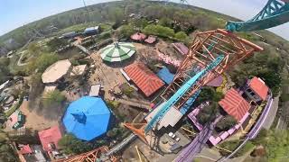 Tempesto Coaster Front Seat POV At Busch Gardens Williamsburg!!!!