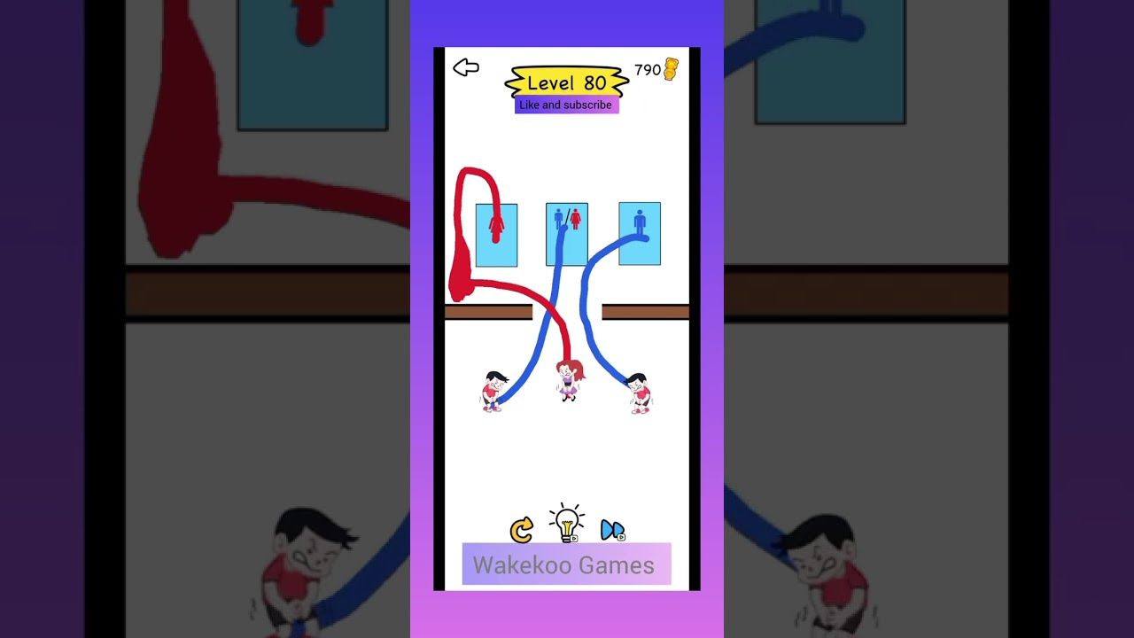 Toilet Rush Race: Draw Puzzle level 80