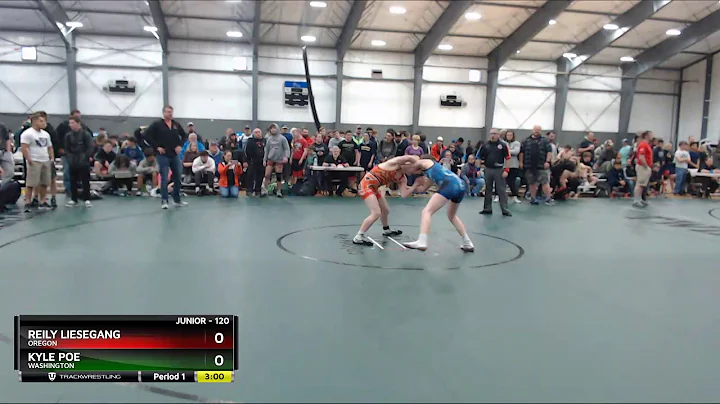 Junior 120 Reily Liesegang Oregon Vs Kyle Poe Wash...