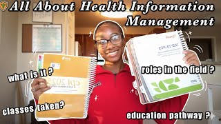 Health Information Management: WHAT IS IT Education Pathway•Roles in the field•Classes Taken