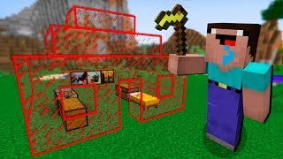 НУБ ПРОТИВ НЕВИДИМОГО ДОМА В МАЙНКРАФТ ! ТРОЛЛИНГ НУБА В MINECRAFT Мультик