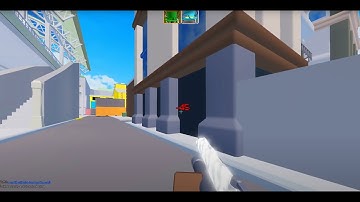 shooting through walls in Roblox arsenal lol