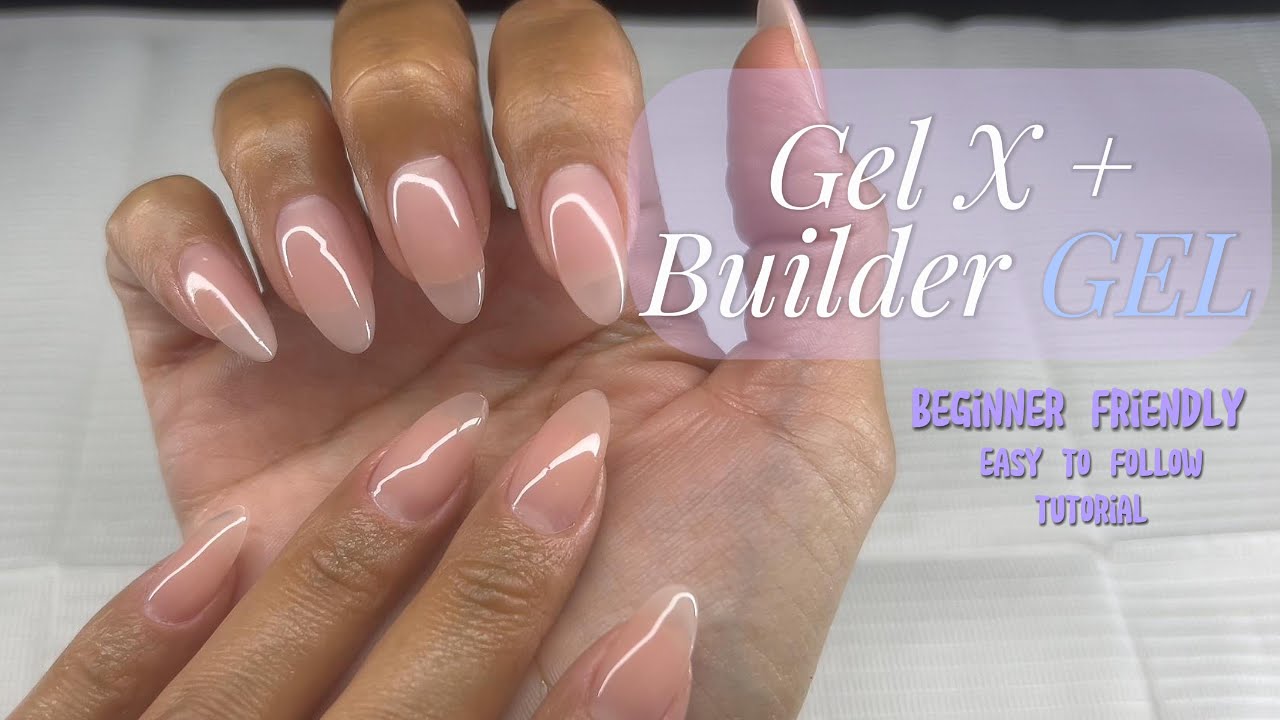 Gel-X Beginner Tutorial | Rubber Base Application for Strong, Clean Nails