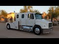 Freightliner Western Flyer Hauler 43k miles 400hp Cummins Auto Schwalbe Crew Cab