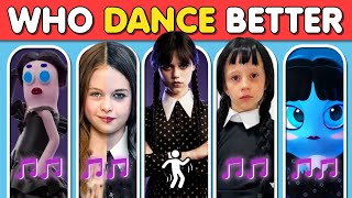 Who Dances Better? 🖤💃 Wednesday Dance Edition | Salish Matter, Skibidi Yes, Diana, Like Nastya