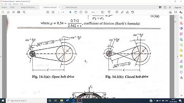 DME  Design of Flat belt drive Lecture 1