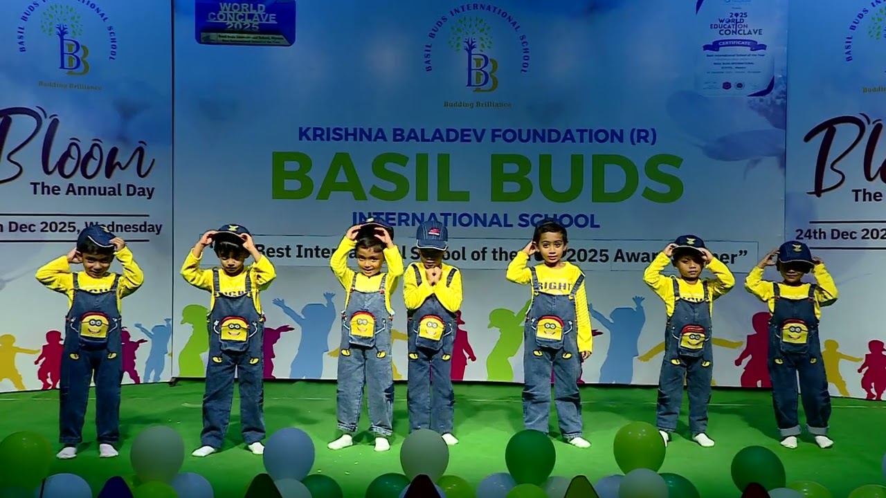 Mere Ishaaro pe-Basil Buds Intl School, Kuvempunagar, Montessori DayCare PreSchool Annual Day Mysore