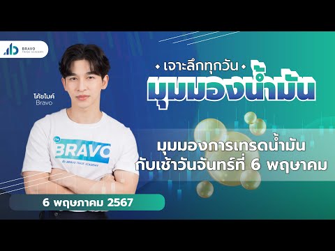 มุมมองน้ำมันวันนี้ 06/05/2567 :  มุมมองการเทรดน้ำมันกับเช้าวันจันทร์ที่ 6 พฤษาคม