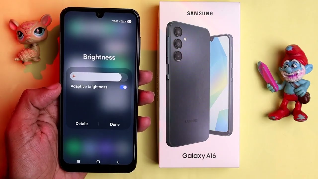 Samsung Galaxy A16 - Enable Adaptive Brightness